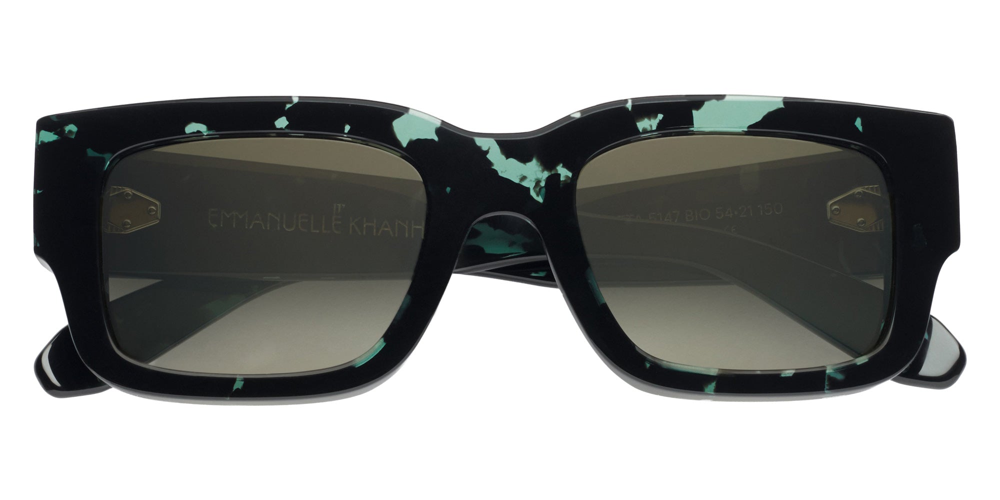 Emmanuelle Khanh® CALCUTTA Sunglasses EK CALCUTTA-5147 52 - Eclat Vert Bio