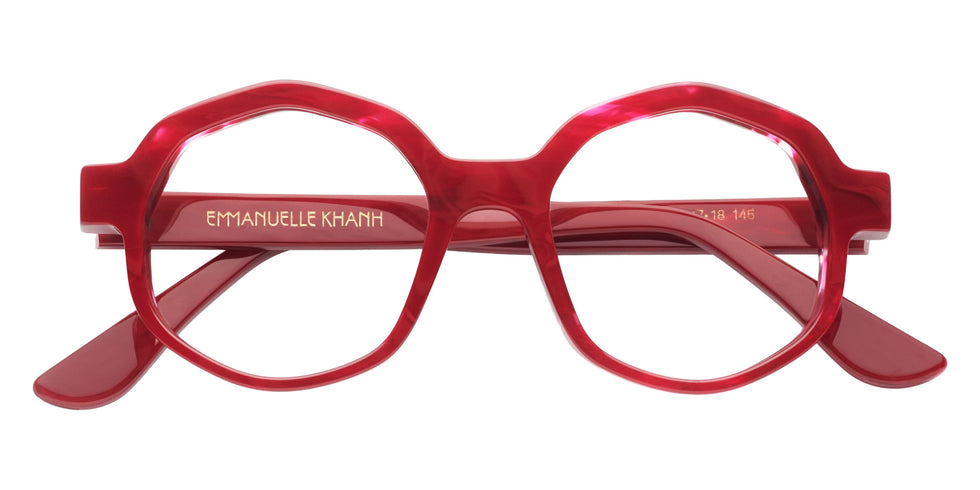Emmanuelle Khanh® CEREMONY Eyeglasses EK CEREMONY-181 47 - Moire Bordeaux