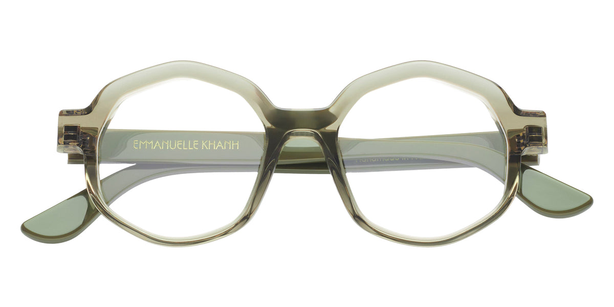 Emmanuelle Khanh® CEREMONY Eyeglasses EK CEREMONY-3475 47 - Cristal Olive