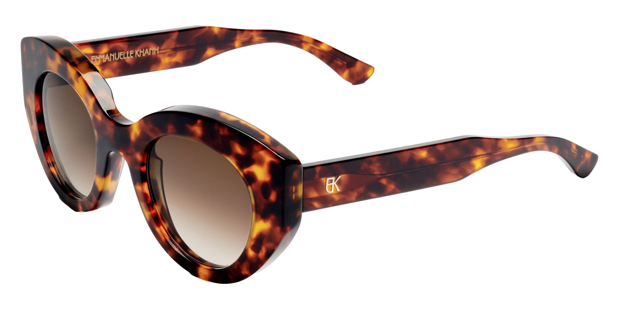 Emmanuelle Khanh® CLOUD Sunglasses EK CLOUD-006 49 - Ecaille Bronze Bio