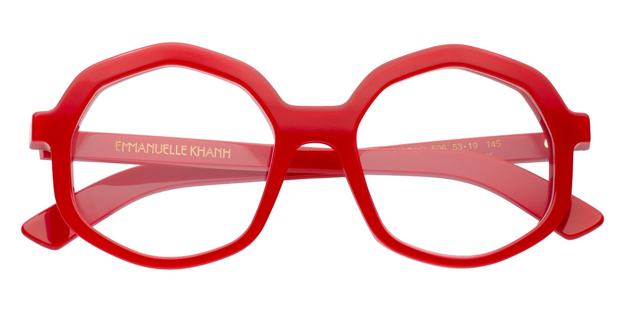Emmanuelle Khanh® CORSO Eyeglasses EK CORSO-506 53 - Glossy Rouge