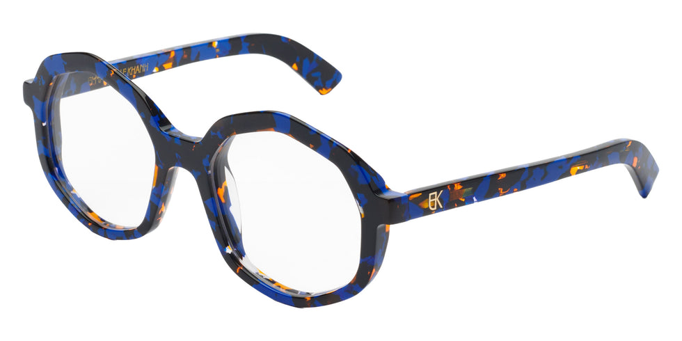 Emmanuelle Khanh® CORSO Eyeglasses EK CORSO-91 53 - Bleu Mouchete