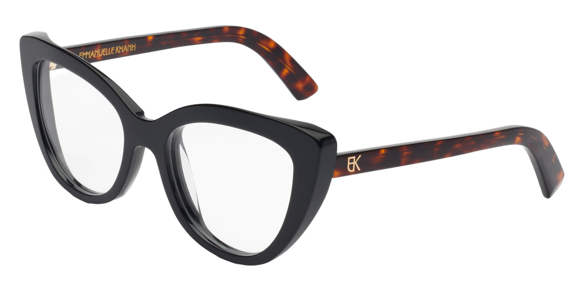 Emmanuelle Khanh® DOMO Eyeglasses EK DOMO-16-18 54 - Noir Bio