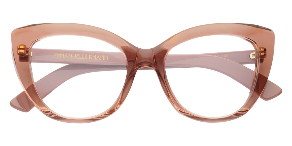 Emmanuelle Khanh® DOMO Eyeglasses EK DOMO-2482 54 - Cristal Siena