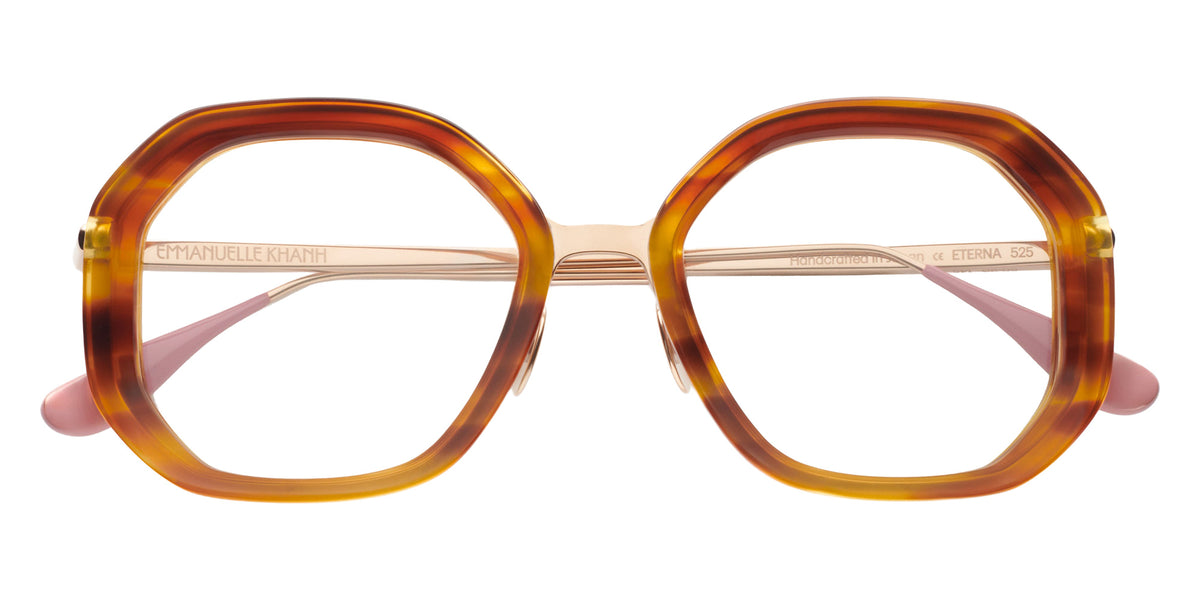 Emmanuelle Khanh® ETERNA Eyeglasses EK ETERNA-525 47 - Flamme Havana