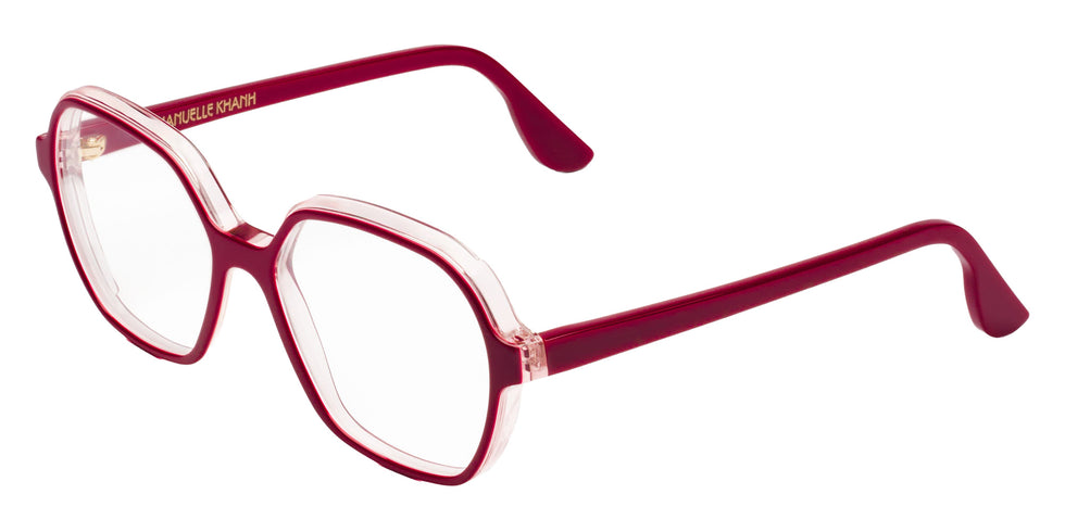Emmanuelle Khanh® FOREVER Eyeglasses EK FOREVER-376 55 - Shadow Bordeaux