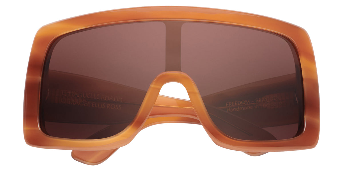 Emmanuelle Khanh® FREEDOM Sunglasses EK FREEDOM-SEXY 58 - Caramel