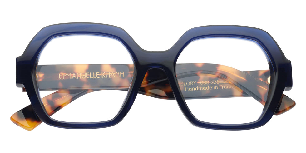 Emmanuelle Khanh® GLORY Eyeglasses EK GLORY-688-228 53 - Cristal Nuit