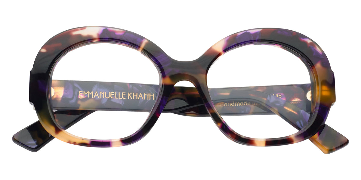 Emmanuelle Khanh® HEAVEN Eyeglasses EK HEAVEN-15 52 - Ecaille Nacre Violette