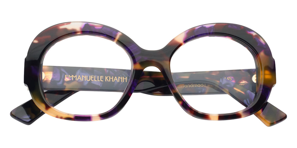 Emmanuelle Khanh® HEAVEN Eyeglasses EK HEAVEN-15 52 - Ecaille Nacre Violette