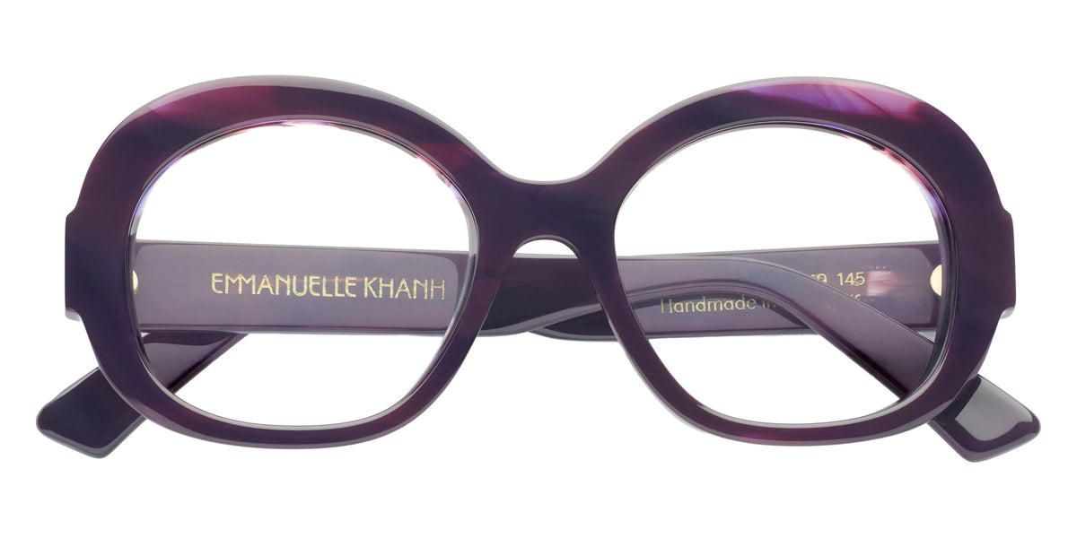 Emmanuelle Khanh® HEAVEN Eyeglasses EK HEAVEN-183 52 - Moire Violet
