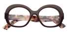 Emmanuelle Khanh® HEAVEN Eyeglasses EK HEAVEN-365 52 - Brun Pourpre