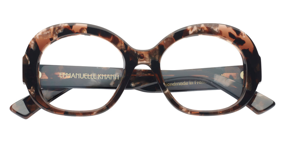Emmanuelle Khanh® HEAVEN Eyeglasses EK HEAVEN-433 52 - Eclat Brun Nacre Bio