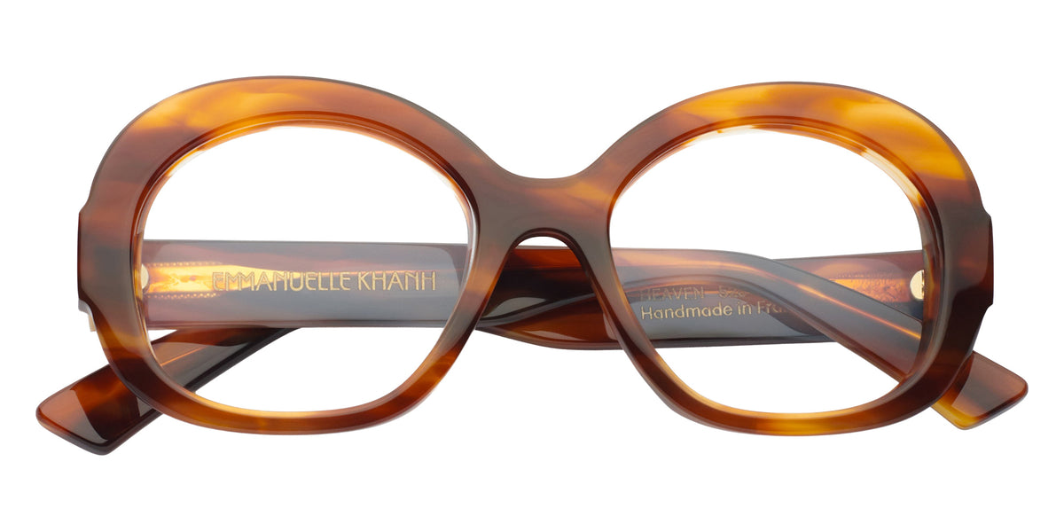 Emmanuelle Khanh® HEAVEN Eyeglasses EK HEAVEN-525 52 - Flamme Havana