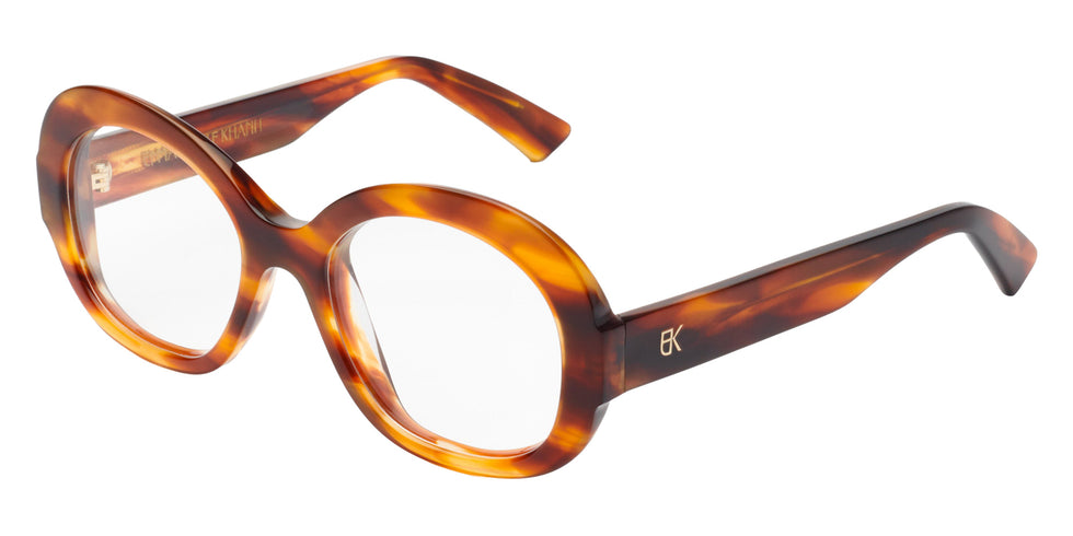 Emmanuelle Khanh® HEAVEN Eyeglasses EK HEAVEN-525 52 - Flamme Havana