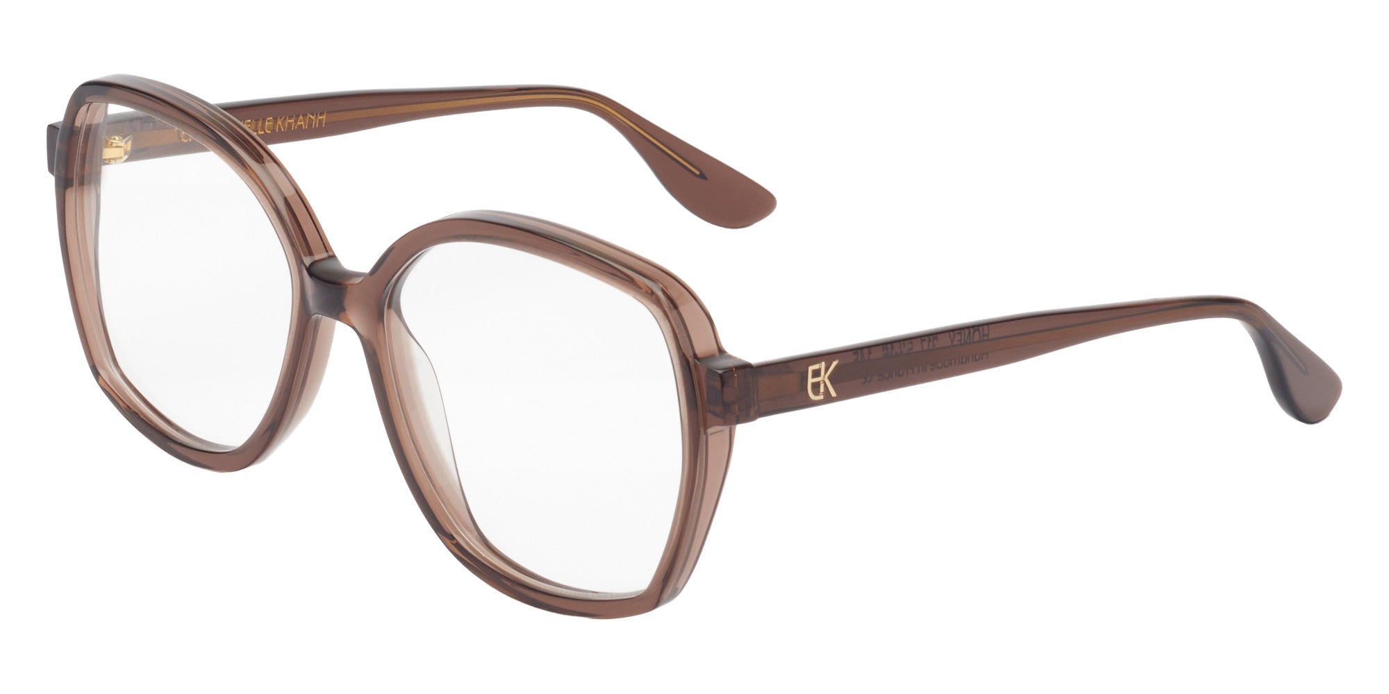 Emmanuelle Khanh® HONEY Eyeglasses EK HONEY-317 55 - Brun Cristal
