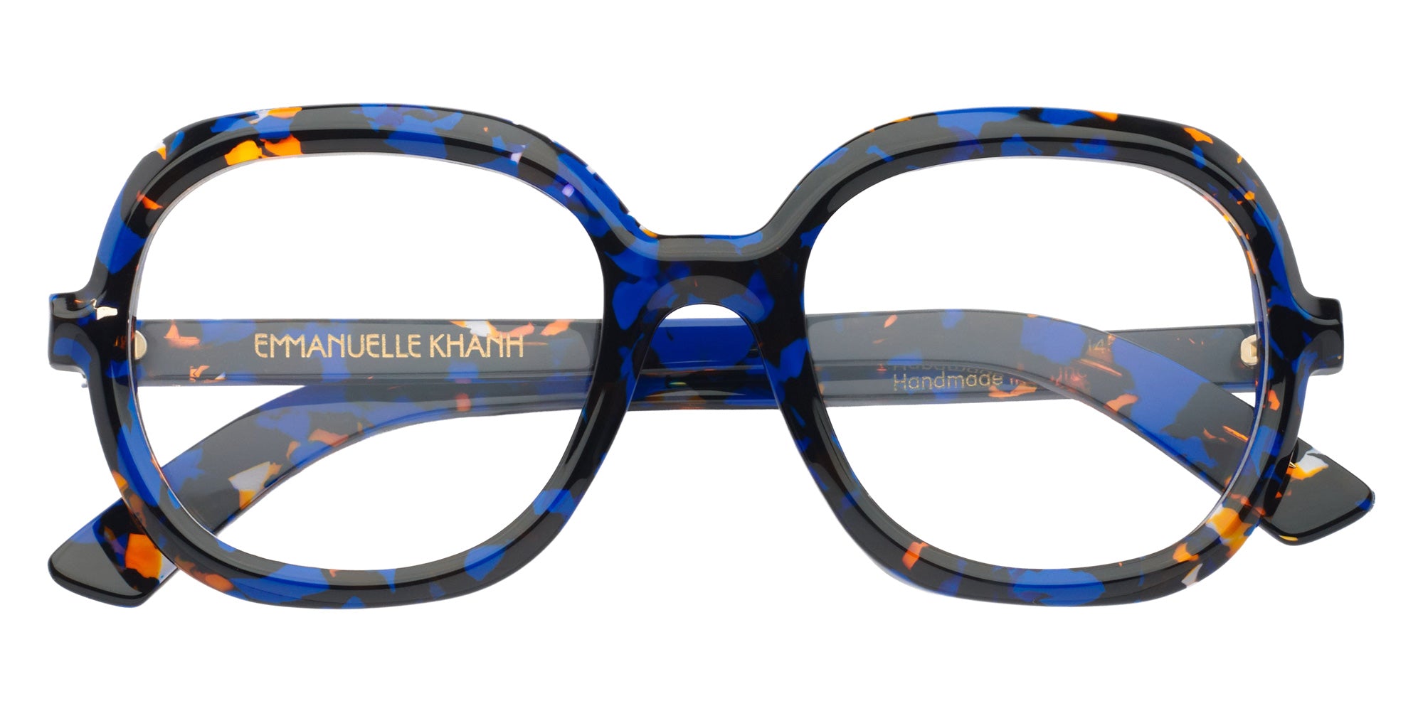 Emmanuelle Khanh® JEANS Eyeglasses EK JEANS-91 53 - Bleu Mouchete