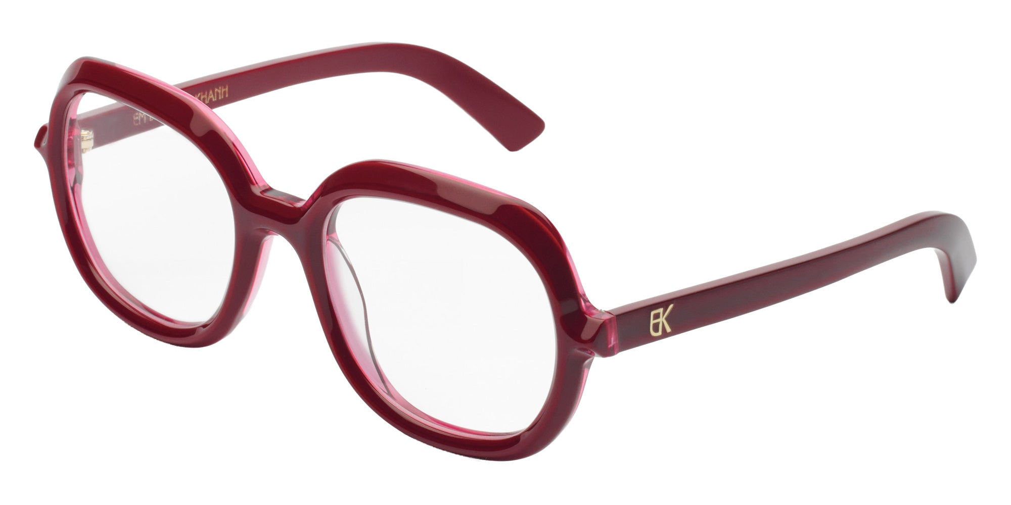 Emmanuelle Khanh® JEANS Eyeglasses EK JEANS-967 53 - Laque Griotte