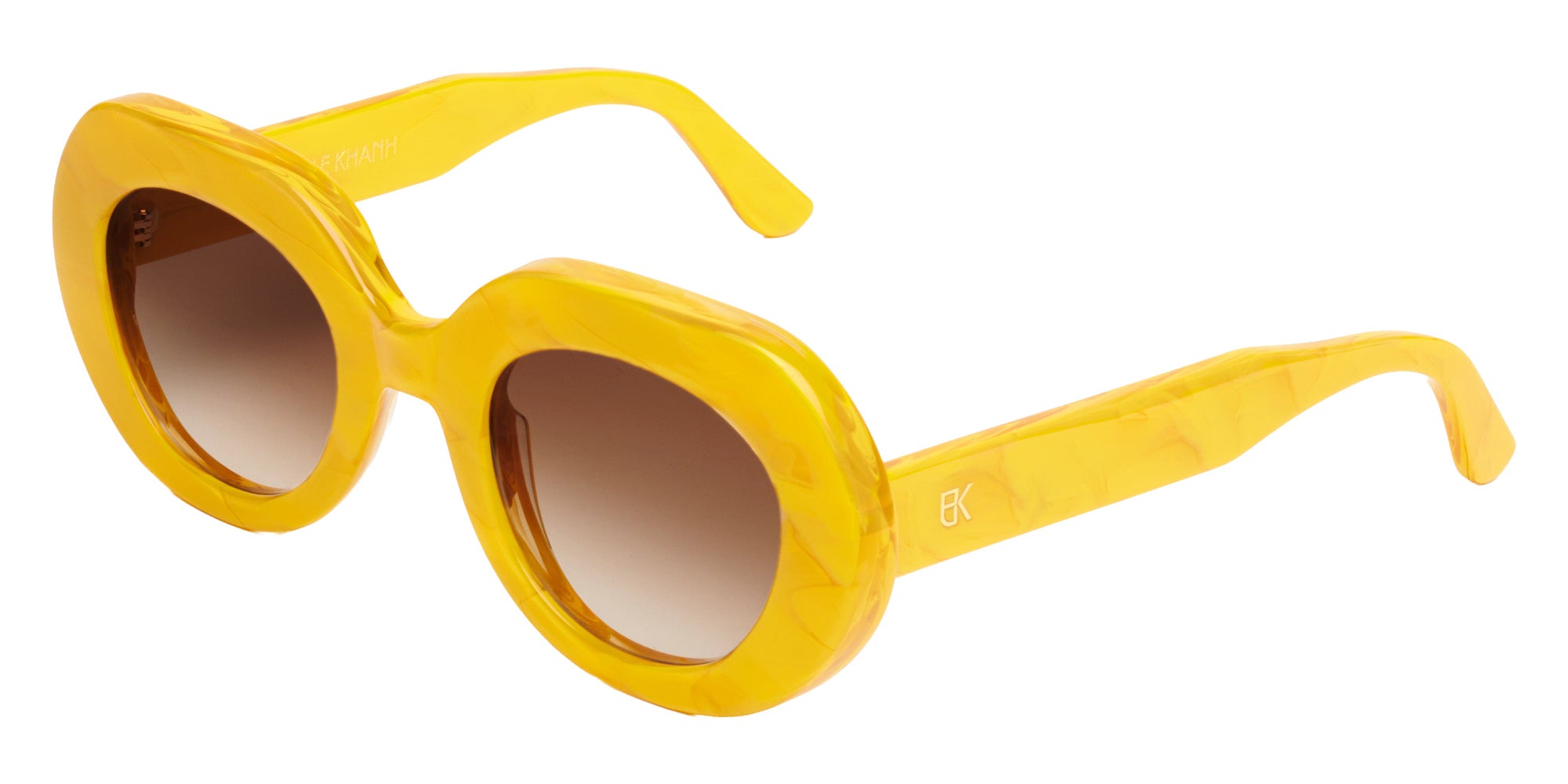 Emmanuelle Khanh® LOVE Sunglasses EK LOVE-182 50 - Moire Jaune