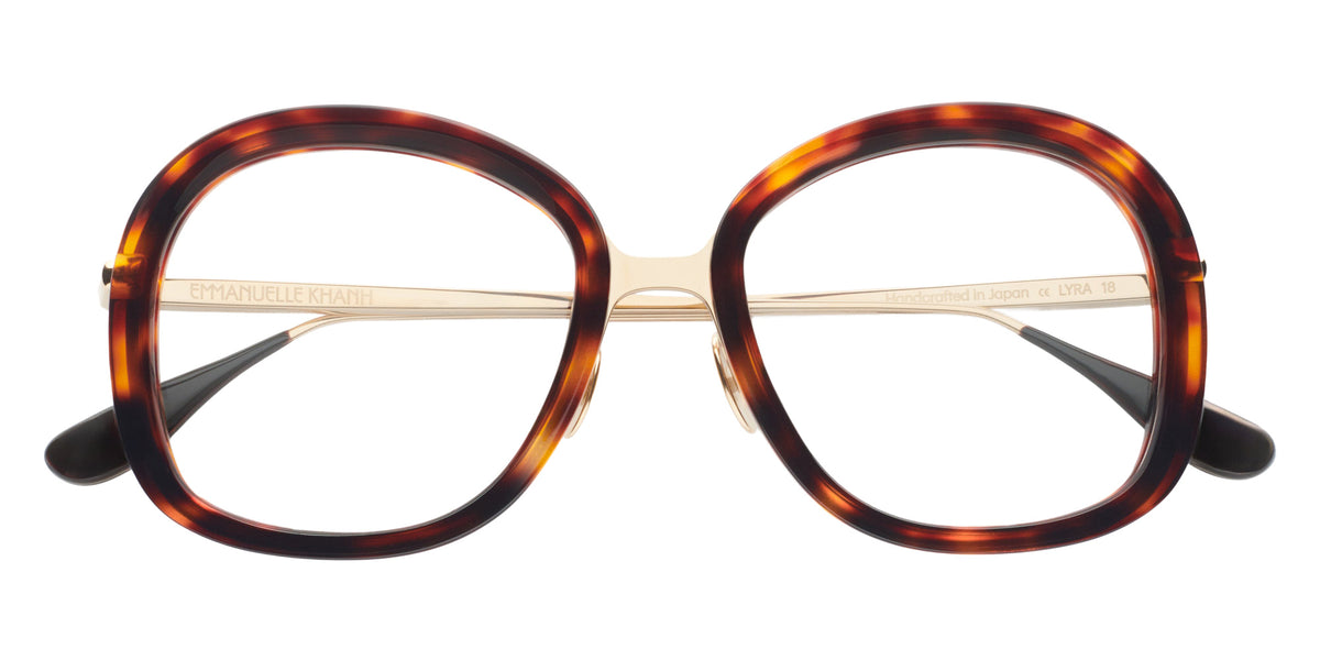 Emmanuelle Khanh® LYRA Eyeglasses EK LYRA-18 49 - Ecaille Foncee