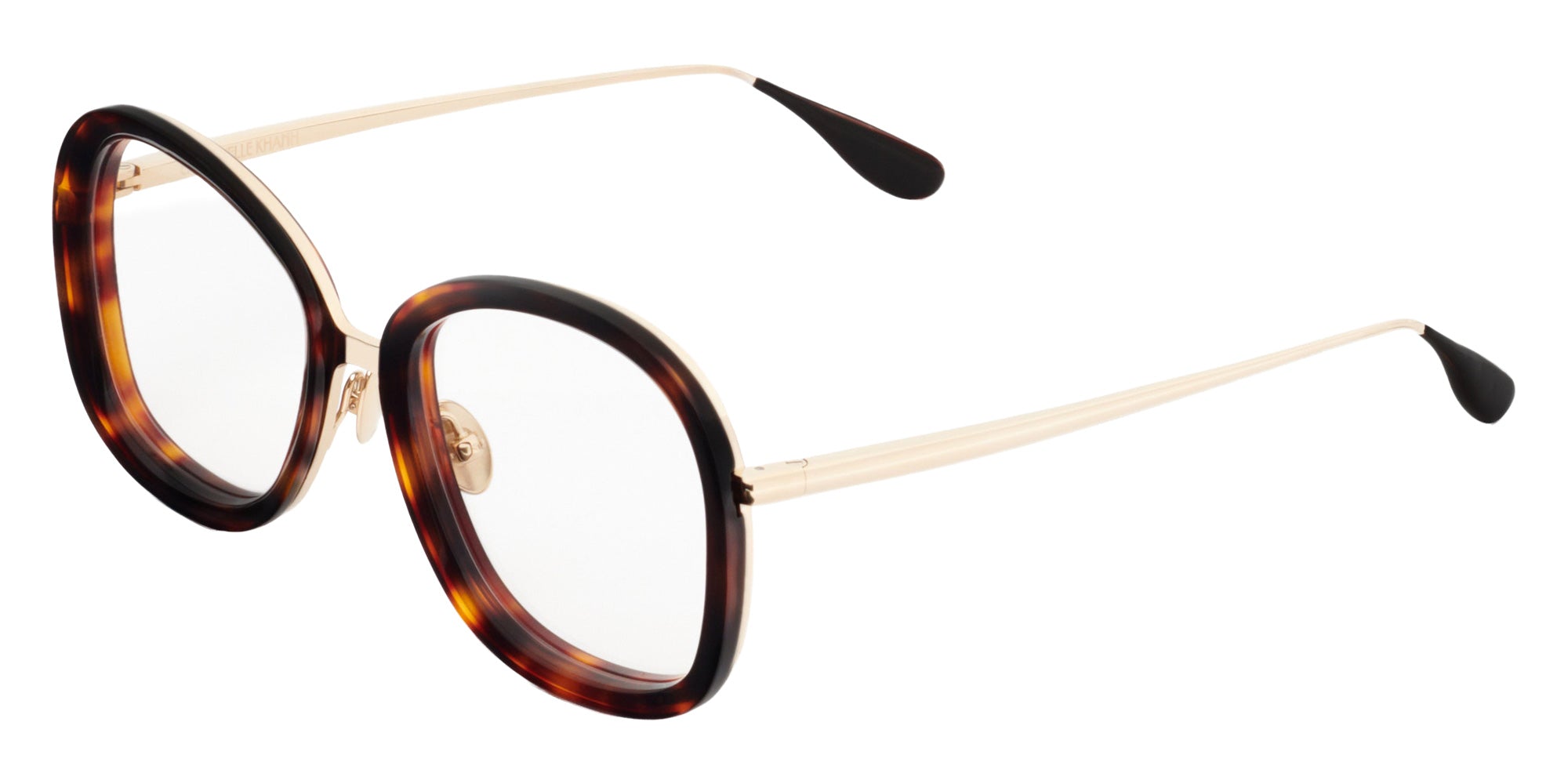 Emmanuelle Khanh® LYRA Eyeglasses EK LYRA-18 49 - Ecaille Foncee