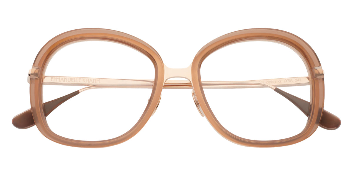 Emmanuelle Khanh® LYRA Eyeglasses EK LYRA-241 49 - Cristal Siena