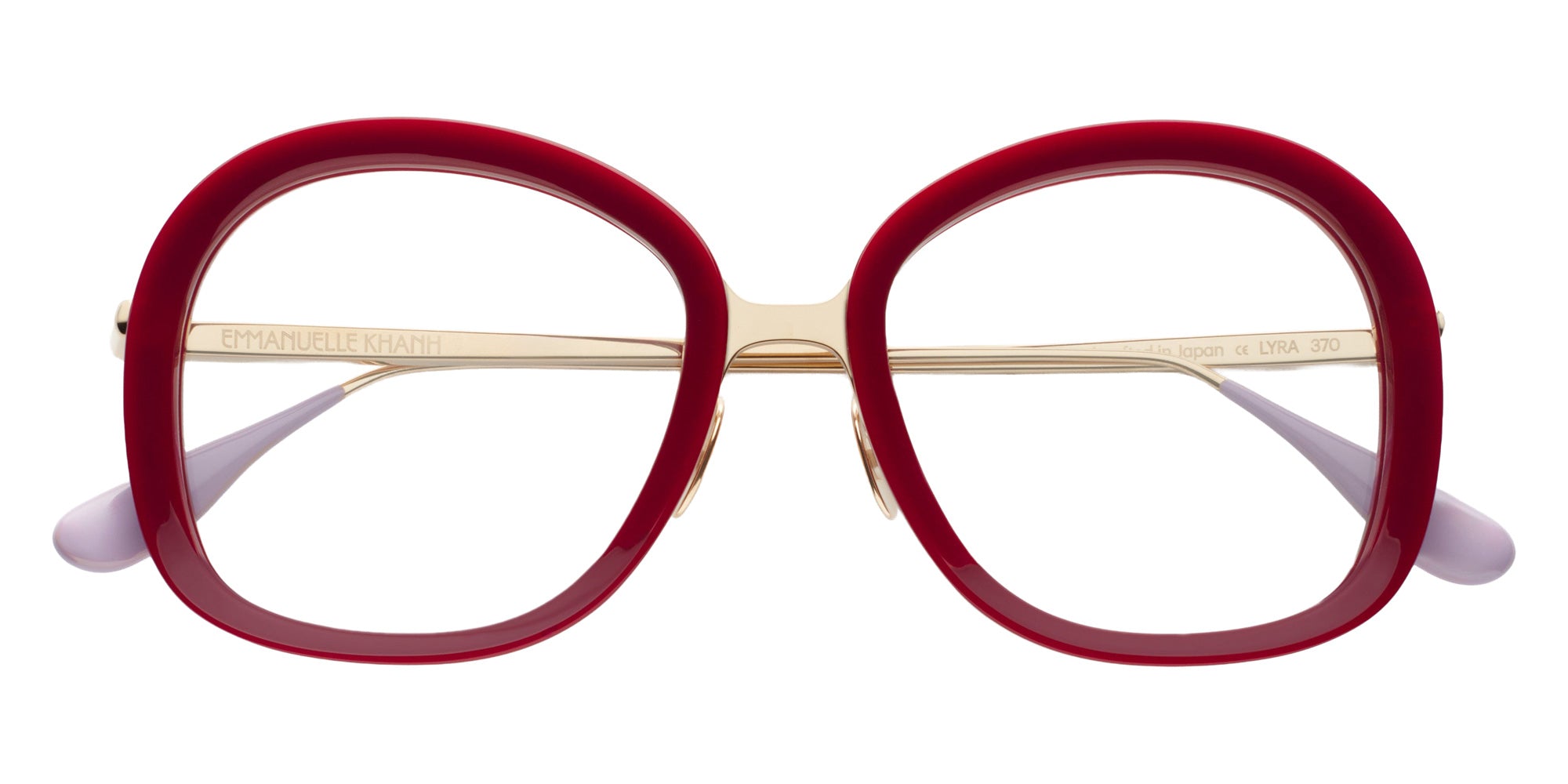 Emmanuelle Khanh® LYRA Eyeglasses EK LYRA-370 49 - Prune