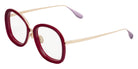 Emmanuelle Khanh® LYRA Eyeglasses EK LYRA-370 49 - Prune