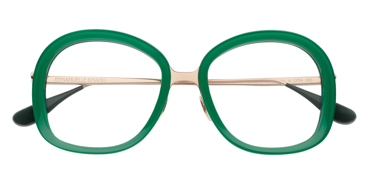 Emmanuelle Khanh® LYRA Eyeglasses EK LYRA-565 49 - Glossy Prairie