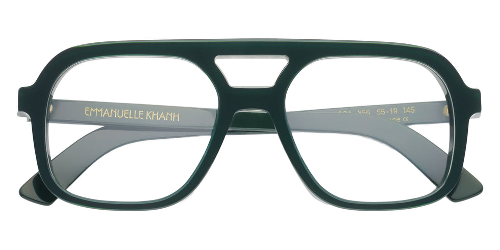 Emmanuelle Khanh® MASSA Eyeglasses EK MASSA-355 55 - Glossy Foret