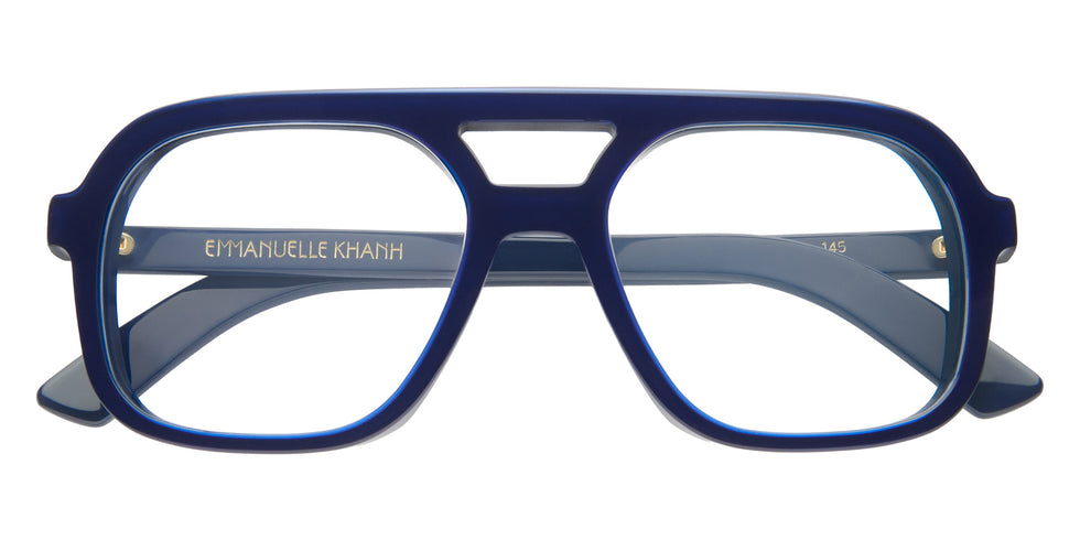 Emmanuelle Khanh® MASSA Eyeglasses EK MASSA-510 55 - Glossy Bleu