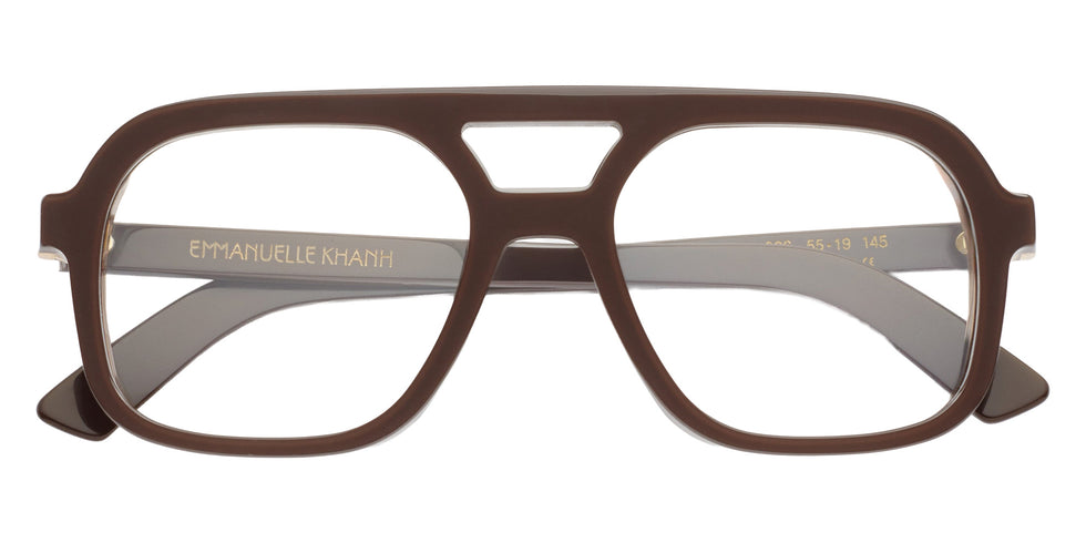 Emmanuelle Khanh® MASSA Eyeglasses EK MASSA-966 55 - Laque Chocolat