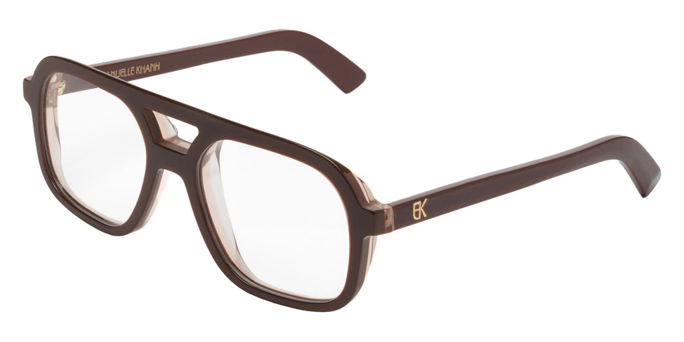 Emmanuelle Khanh® MASSA Eyeglasses EK MASSA-966 55 - Laque Chocolat