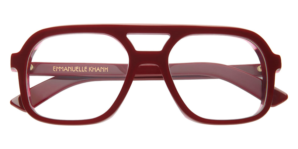 Emmanuelle Khanh® MASSA Eyeglasses EK MASSA-967 55 - Laque Griotte