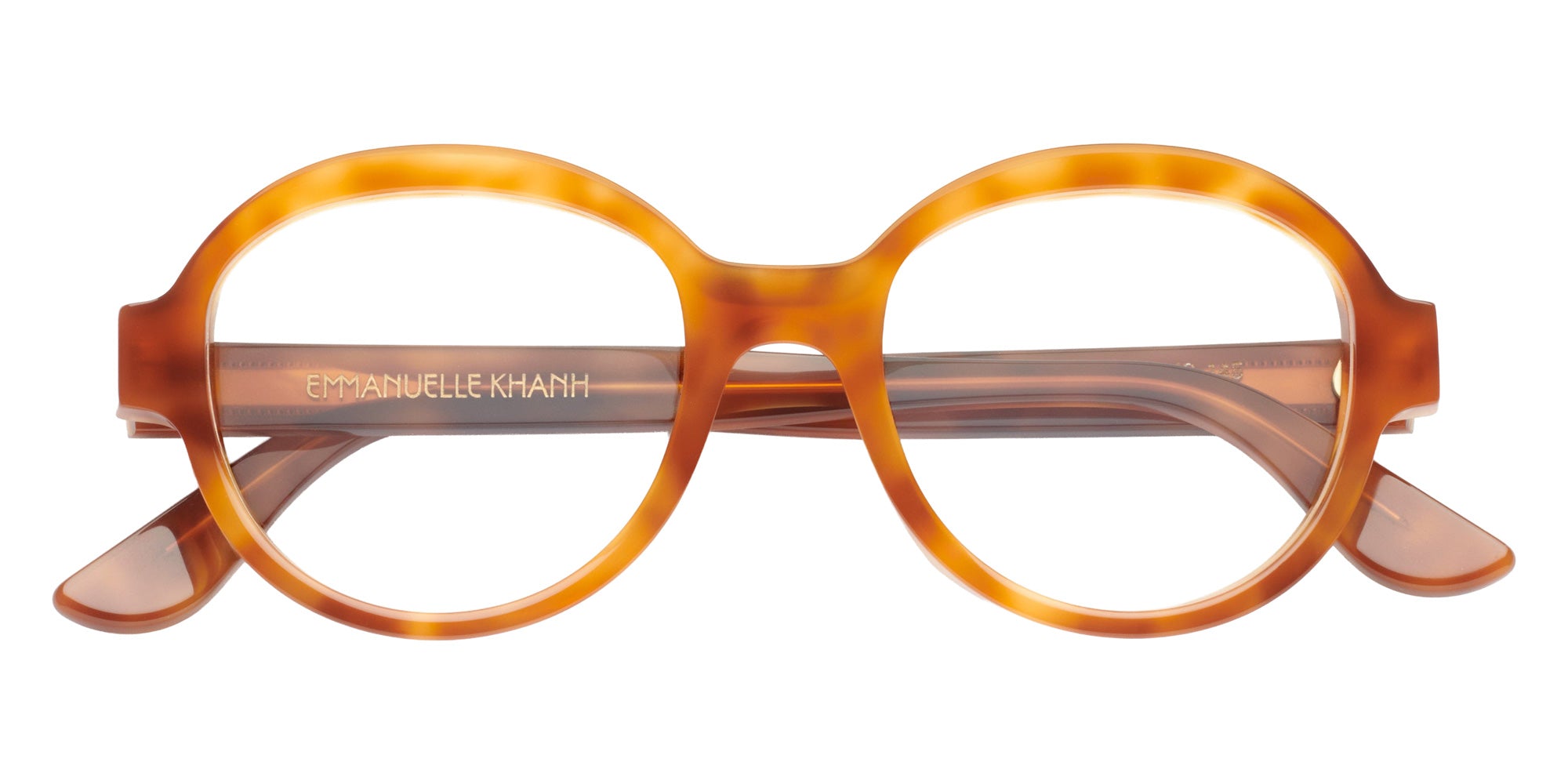 Emmanuelle Khanh® MELODY Eyeglasses EK MELODY-296 50 - Ecaille Tabac Bio