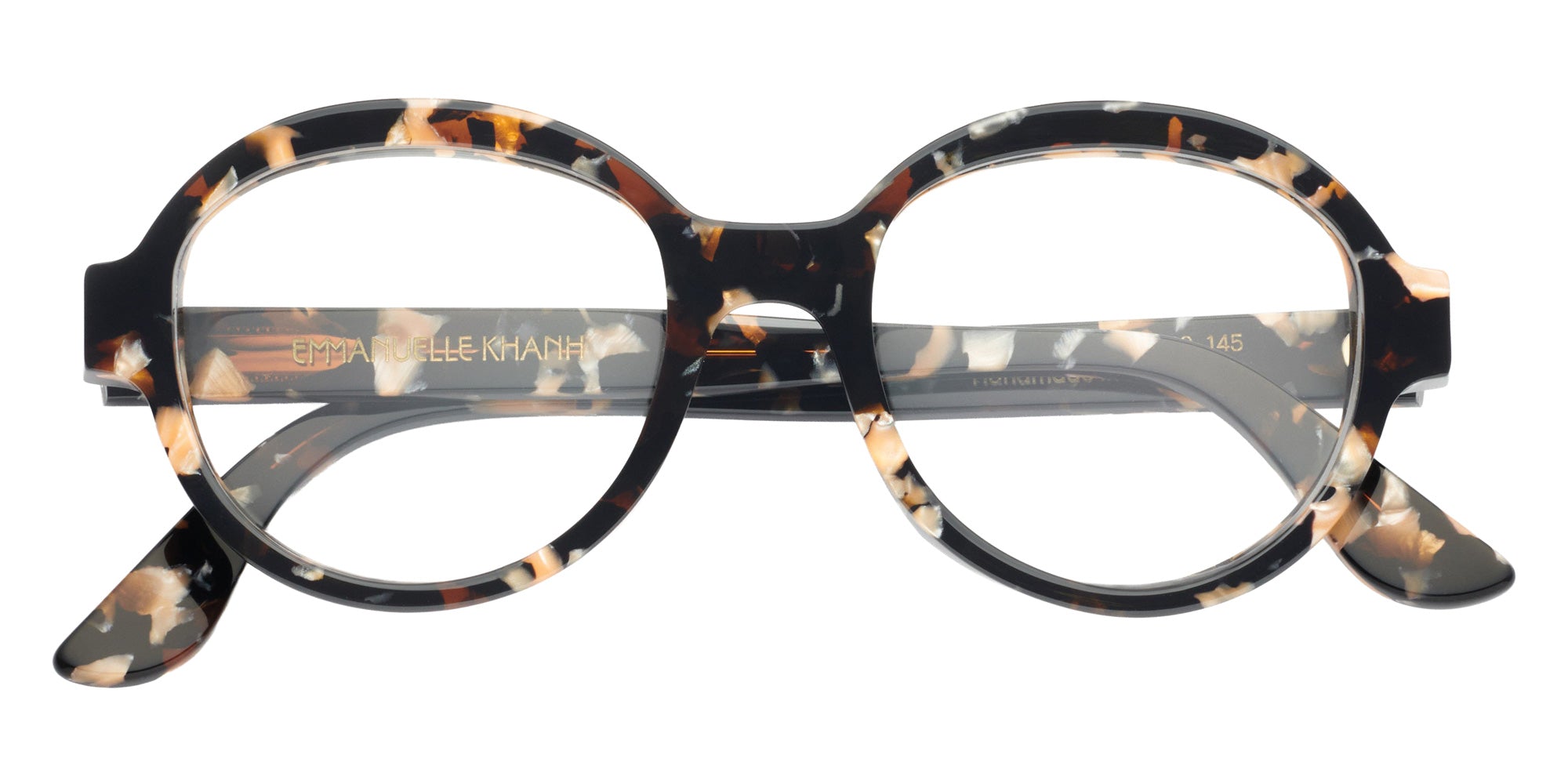 Emmanuelle Khanh® MELODY Eyeglasses EK MELODY-311 50 - Ecaille Chocolat