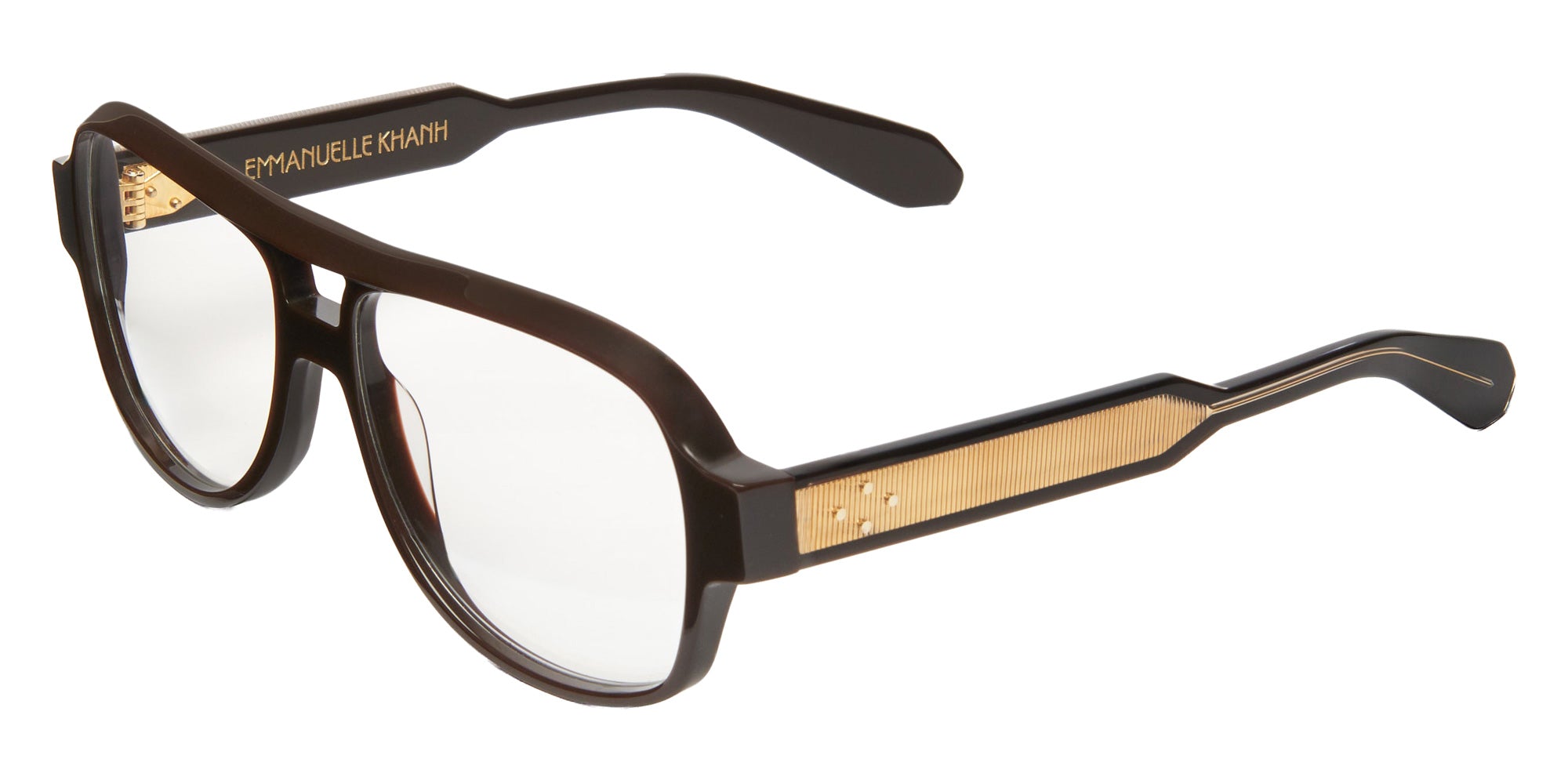 Emmanuelle Khanh® MIRAGE Eyeglasses EK MIRAGE-328 58 - Cafe
