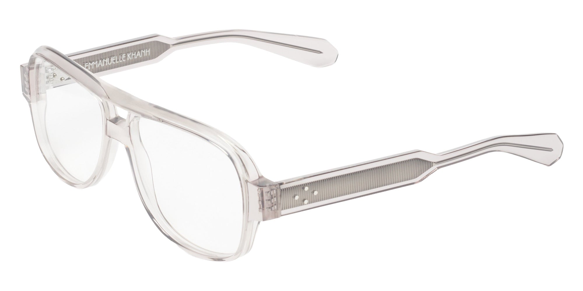Emmanuelle Khanh® MIRAGE Eyeglasses EK MIRAGE-424A 58 - Cristal Souris A