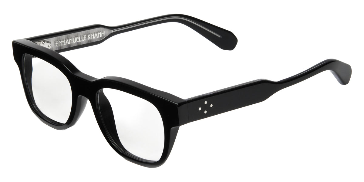Emmanuelle Khanh® OASIS Eyeglasses EK OASIS-169A 52 - Noir Cristal Bio - Ar