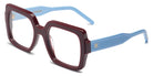Emmanuelle Khanh® EK OLYMPIA EK OLYMPIA X-3755 53 - X-3755 - Burgundy Eyeglasses