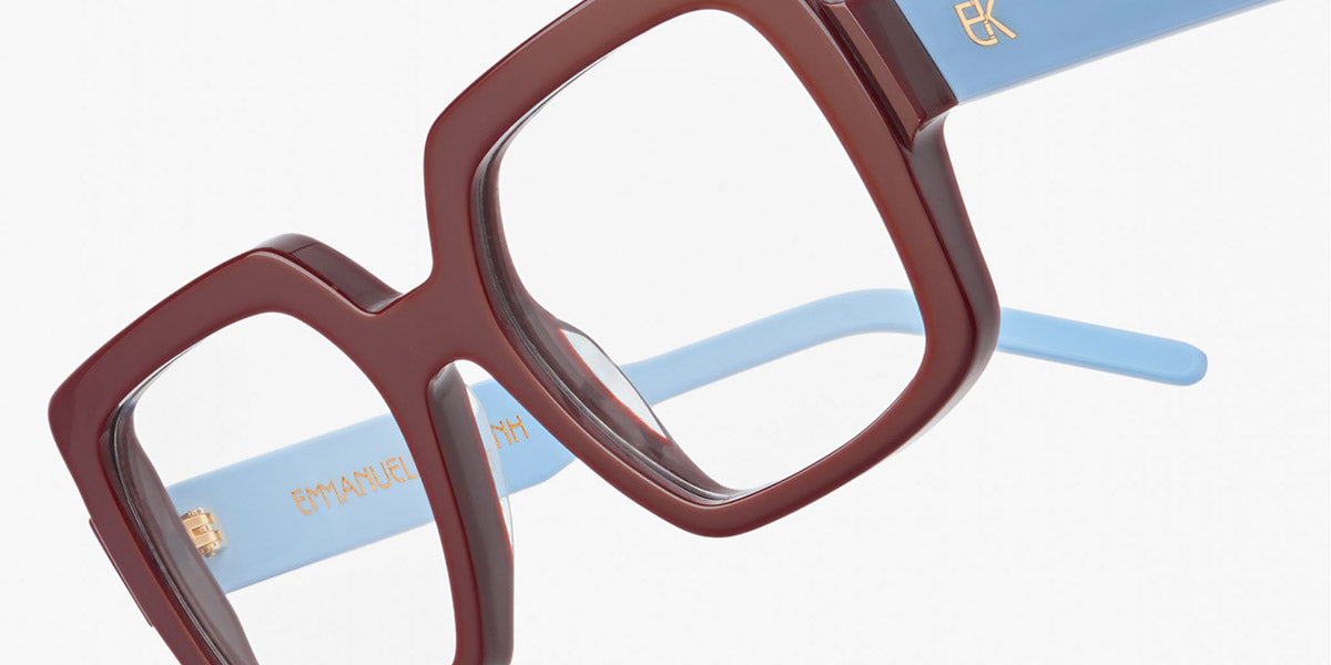 Emmanuelle Khanh® EK OLYMPIA EK OLYMPIA X-3755 53 - X-3755 - Burgundy Eyeglasses