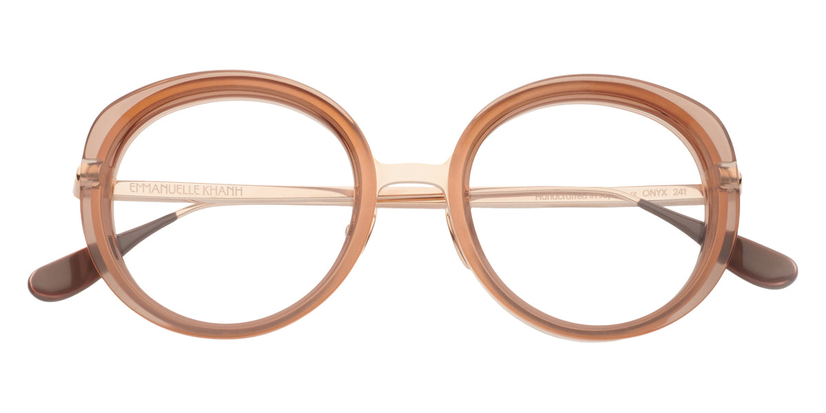 Emmanuelle Khanh® ONYX Eyeglasses EK ONYX-241 49 - Cristal Siena
