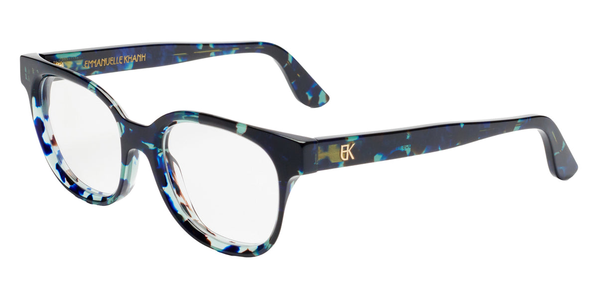 Emmanuelle Khanh® OPUS Eyeglasses EK OPUS-432 50 - Eclat Bleu Nacre Bio