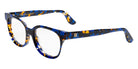 Emmanuelle Khanh® OPUS Eyeglasses EK OPUS-91 50 - Bleu Mouchete