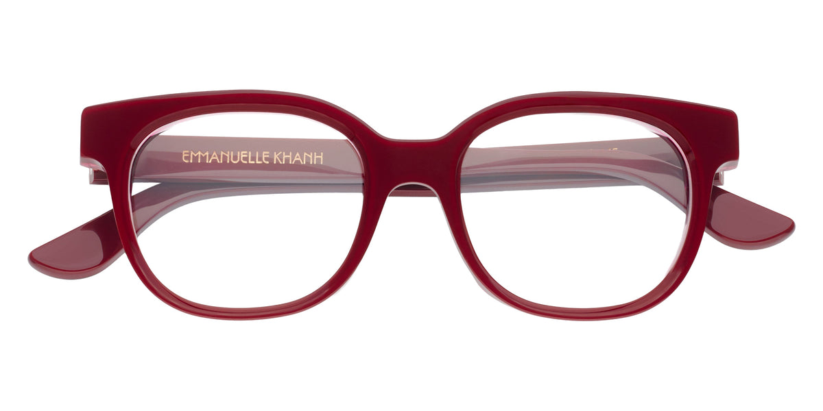 Emmanuelle Khanh® OPUS Eyeglasses EK OPUS-967 50 - Laque Griotte