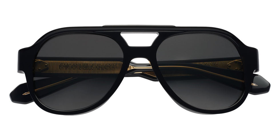 Emmanuelle Khanh® ORION Sunglasses EK ORION-169O 47 - Noir Cristal Bio - Or