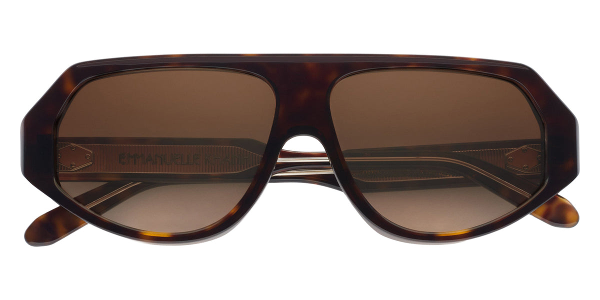 Emmanuelle Khanh® OZONE Sunglasses EK OZONE-360 60 - Classique Havana Bio
