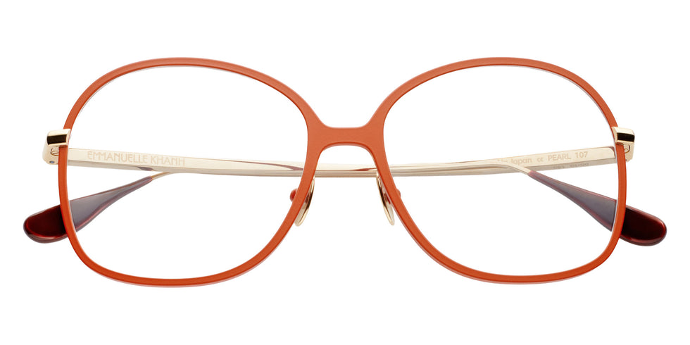 Emmanuelle Khanh® PEARL Eyeglasses EK PEARL-107 55 - Glossy Sunset