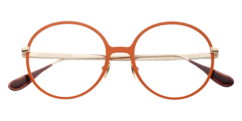 Emmanuelle Khanh® POLKA Eyeglasses EK POLKA-107 52 - Glossy Sunset