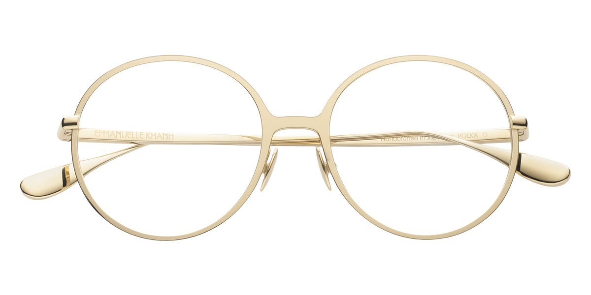Emmanuelle Khanh® POLKA Eyeglasses EK POLKA-O 52 - Or